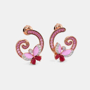 The Mariposa Butterfly Stud Earrings - thumb 3