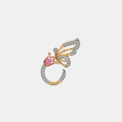 The Piera Butterfly Stud Earrings - thumb 4