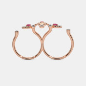 The Seraphine Two Finger Ring - thumb 7
