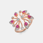 The Radiating Beauty Cocktail Ring - thumb 1