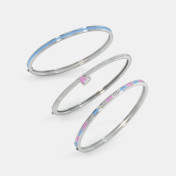 The Vivid Charm Oval Bangle - thumb 3