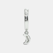 The Libby Star Moon Hoop Earrings - thumb 5