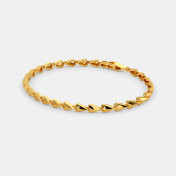 The Chiselled Link Tennis Bracelet - thumb 3