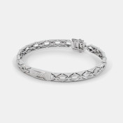 The Orilla Platinum Mens Bracelet - thumb 3