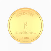 5 gram 22 KT Gold Coin - thumb 1