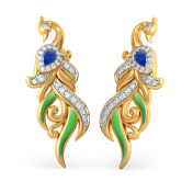 The Exotic Feather Earrings - thumb 1