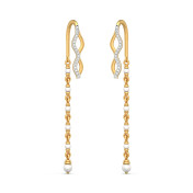 The Wave Link Sui Dhaga Earrings - thumb 1