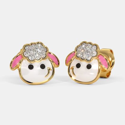 The Sheep Kids Stud Earrings