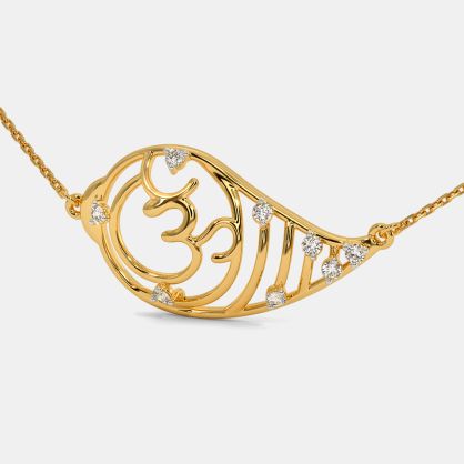 The Shankha Om Necklace