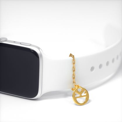 The Squinting Emoji Watch Charm