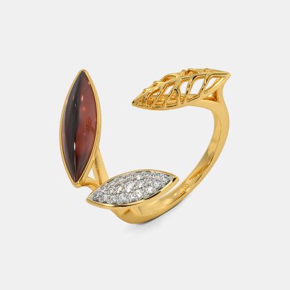 The Scatterred Pad Top Open Ring