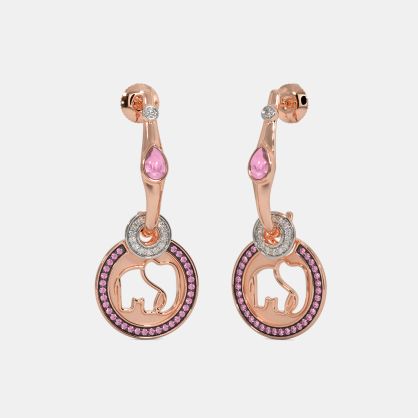 The Kunjarah Coin J Hoop Earrings