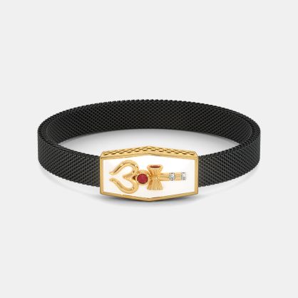 The Ayudhi Om Steel Bracelet