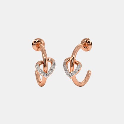 The Senna J Hoop Earrings