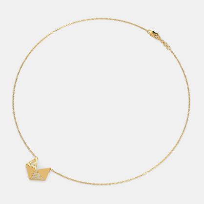 The Faceted Paisley Necklace