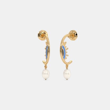 The Eyeluna Hoop Earrings