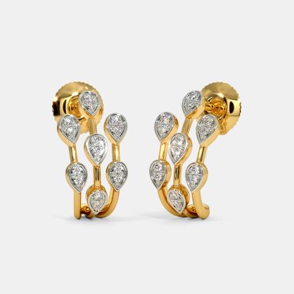 The Shayone J Hoop Earrings