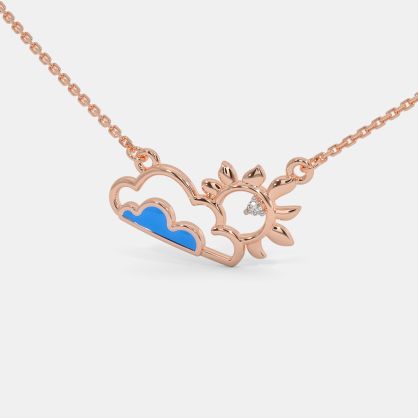 The Cloudy Sunny Kids Necklace