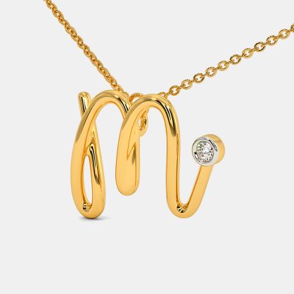The Cursive M Necklace