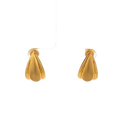 The Golden Valor J Hoop Earrings