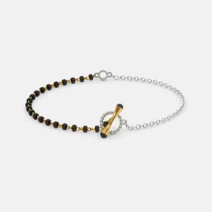 The Toggle lock Mangalsutra Bracelet