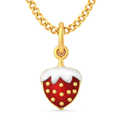 The Strawberry Love Pendant For Kids