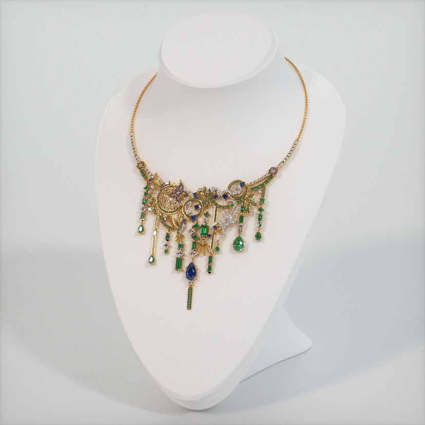 The Rainforest Statement Necklace - image 4