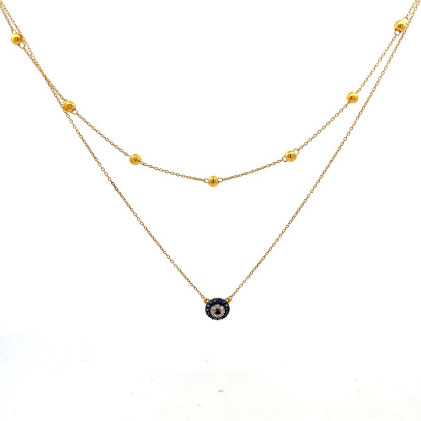 The Amalina Evil Eye Layered Necklace - image 3