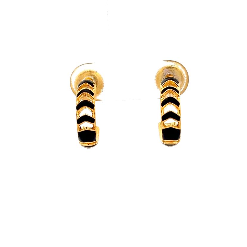The Ramcen J Hoop Earrings - image 3