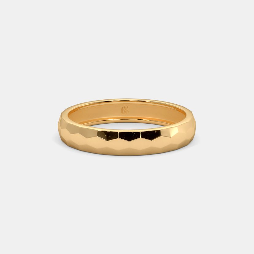 The Nubia Textured Band Ring - image 3
