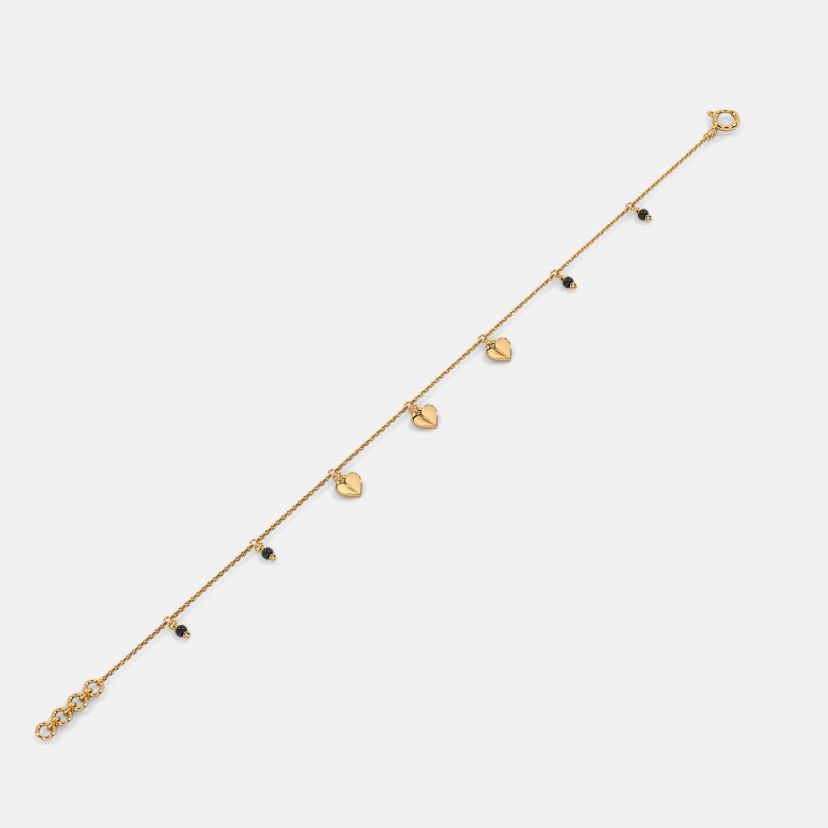 The Merita Heart Mangalsutra Bracelet - image 4