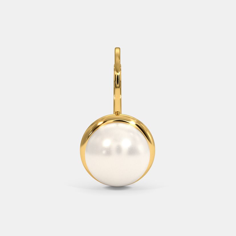 The Baggy Pearl Hoop Earrings - image 3