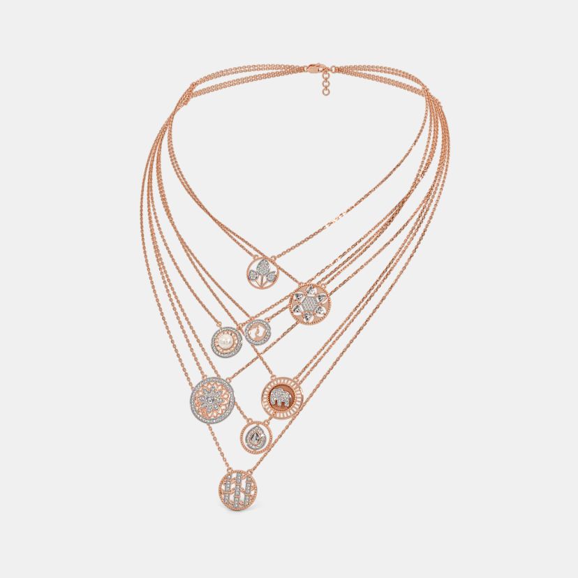 The Shriya Ashta Multi Layered Necklace - image 4
