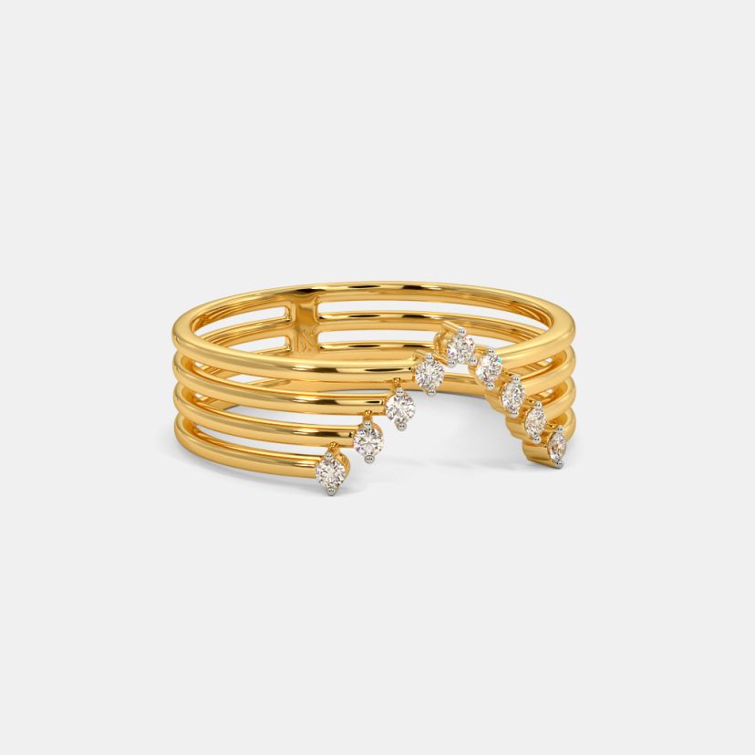The Anemone Chevron Ring - image 3