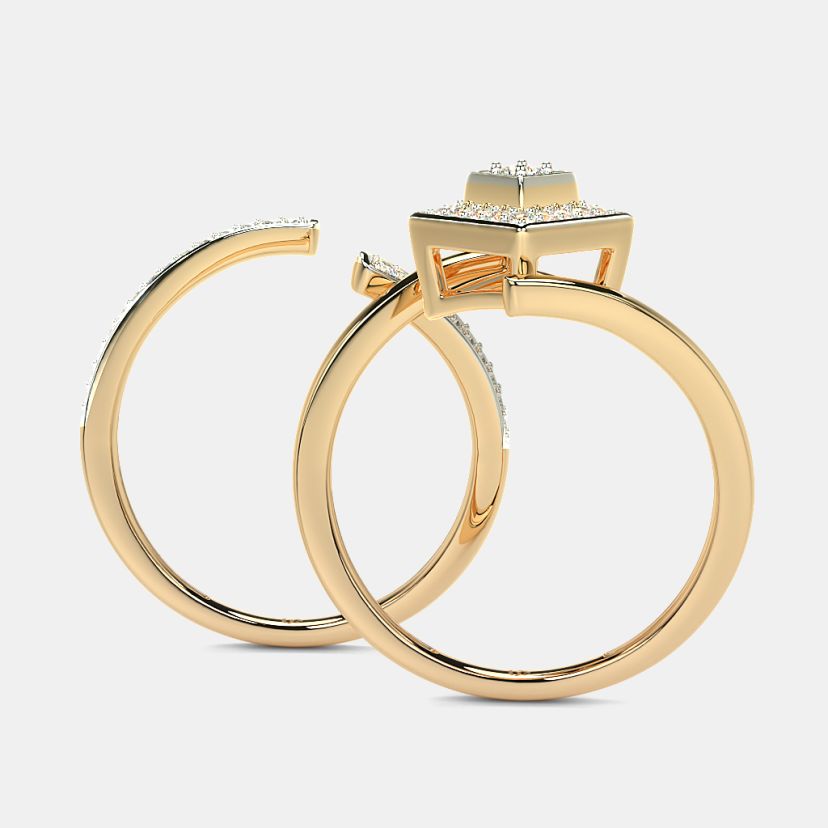 The Meliora Bridal Ring Set - image 6
