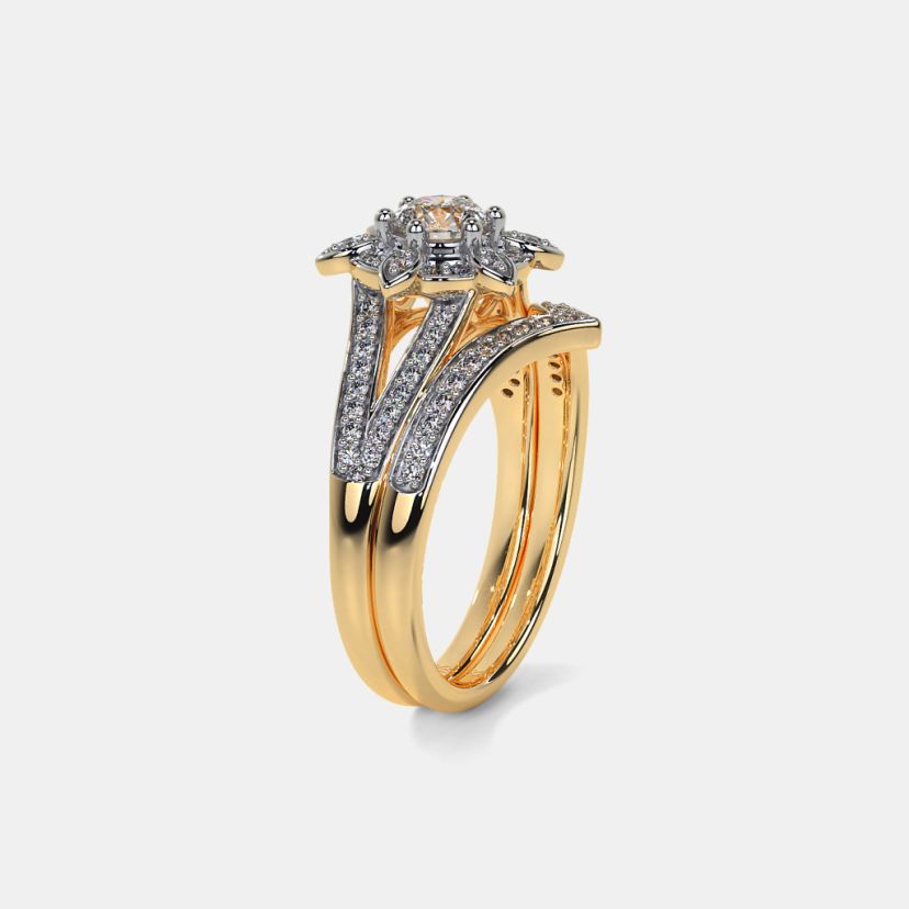 The Bonita Bridal Ring Set - image 8