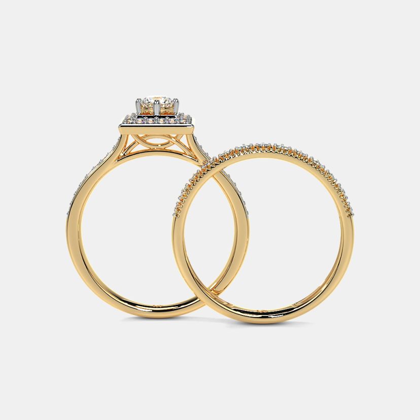 The Nomi Bridal Ring Set - image 6