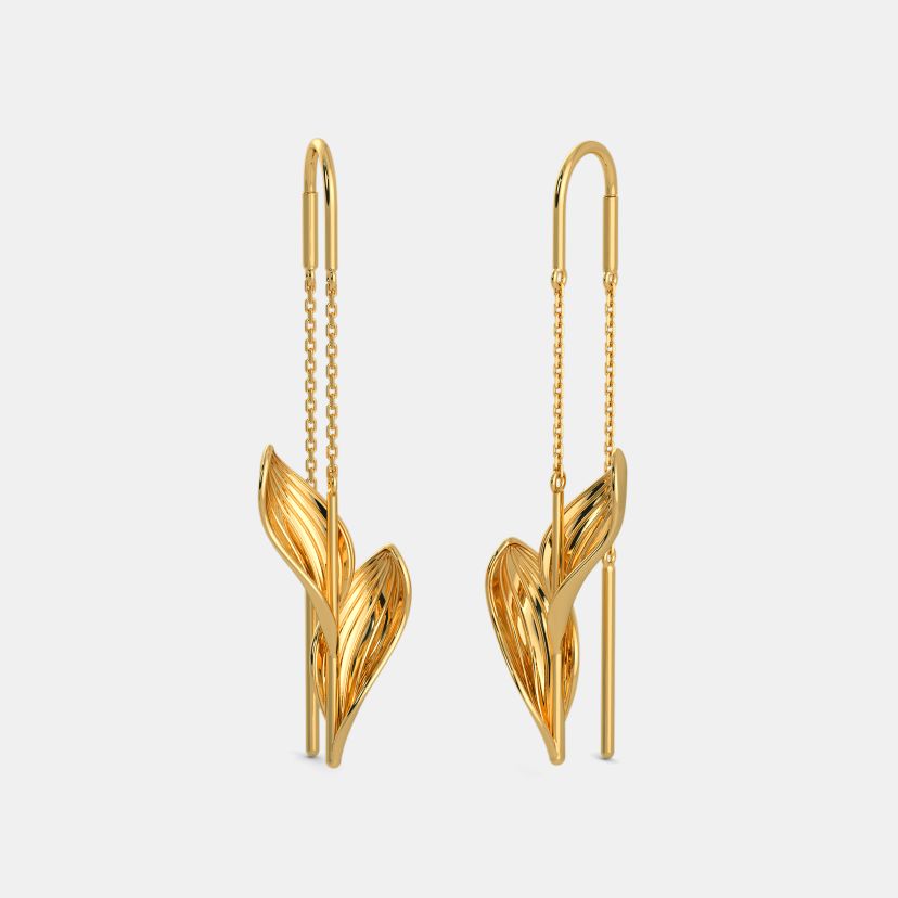 The Verdant Sui Dhaga Earrings - image 1