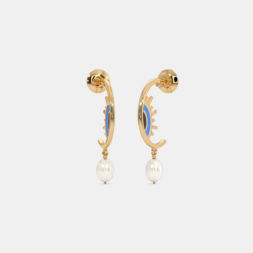 The Eyeluna Hoop Earrings - image 1