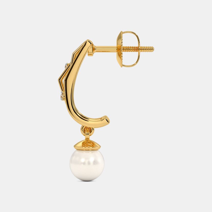 The Rysha J Hoop Earrings - image 4