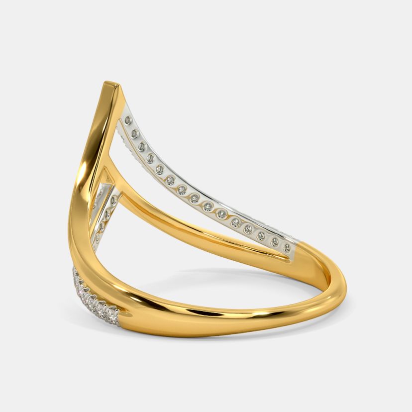 The Chiara Chevron Ring - image 5