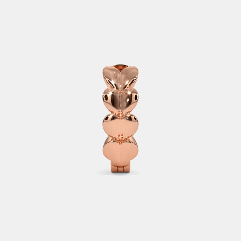 The Viola Multi Pierced Huggie Earrings - image 3