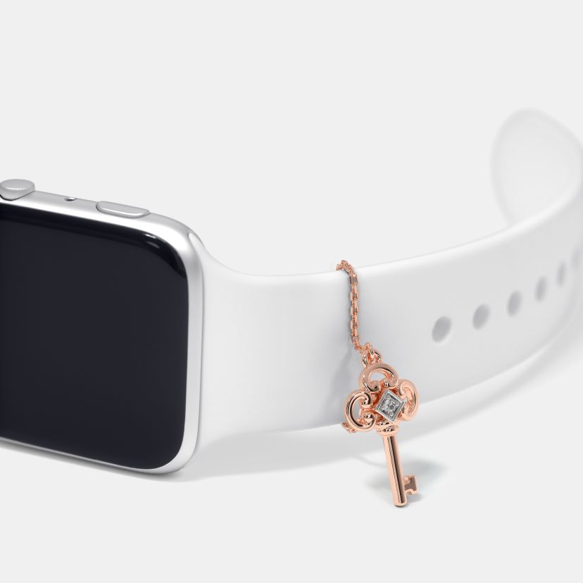 The Edgy Key Watch Charm - image 1