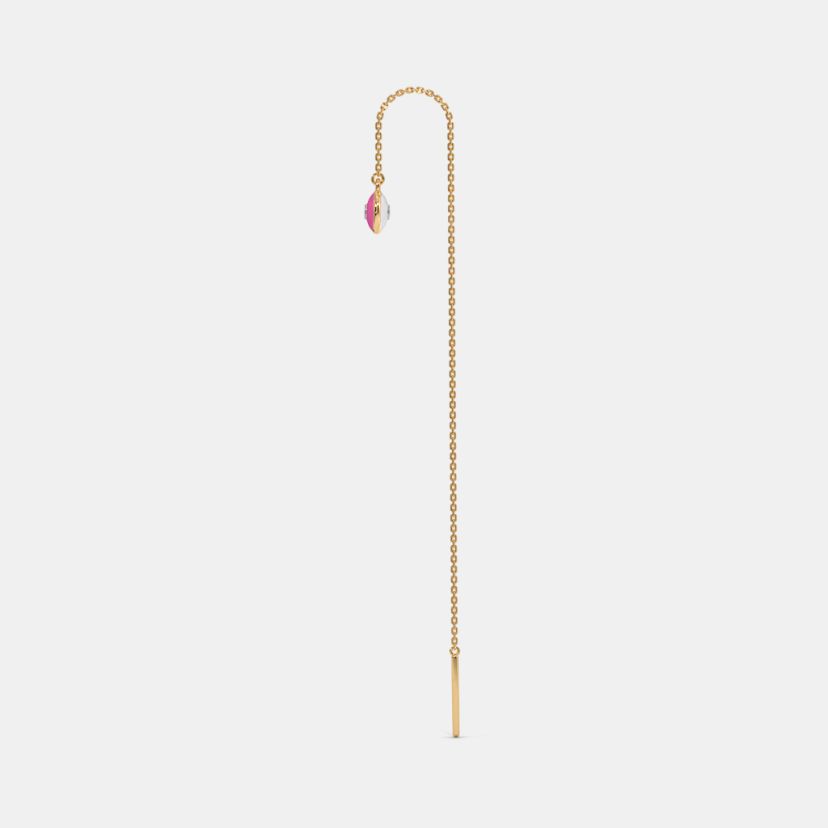 The Dinella Multi Pierced Sui Dhaga Earrings - image 3