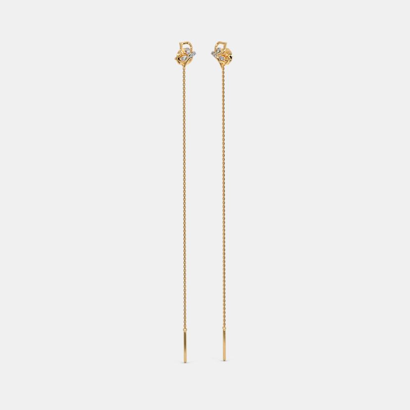 The Judee Multi Pierced Sui Dhaga Earrings - image 1