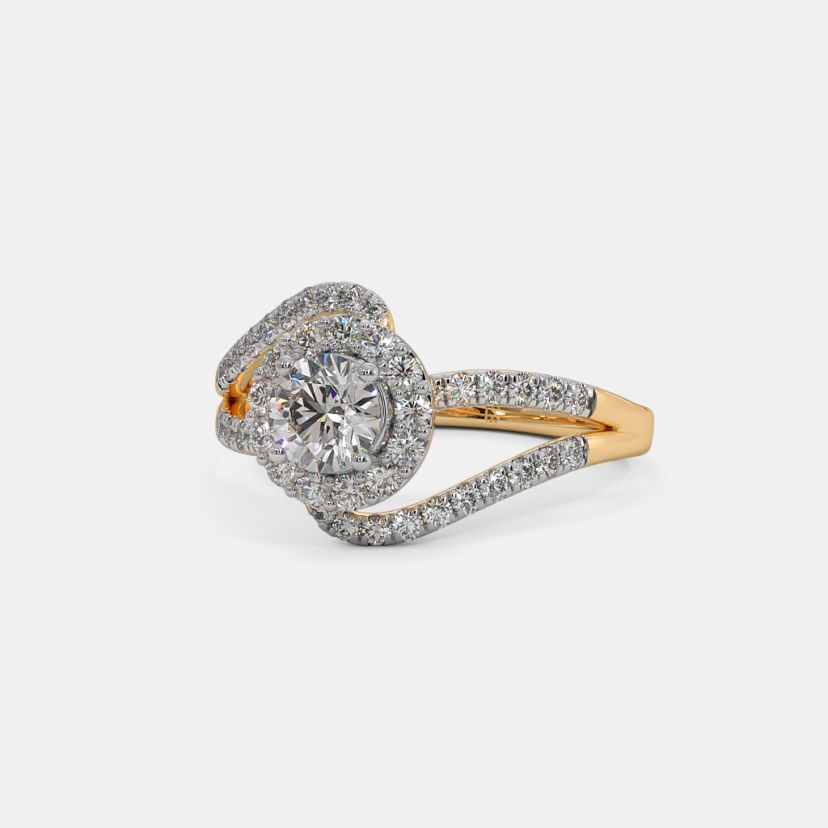 The Zelia Spiral Solitaire Ring - image 5