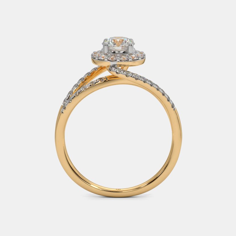 The Zelia Spiral Solitaire Ring - image 7