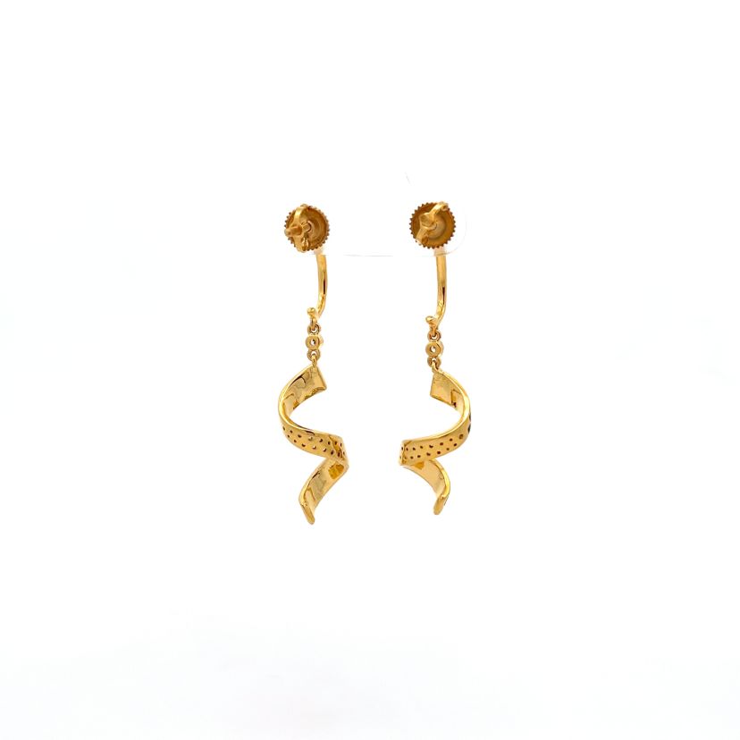 The Chessboard Dangle Hoop Earrings - image 5