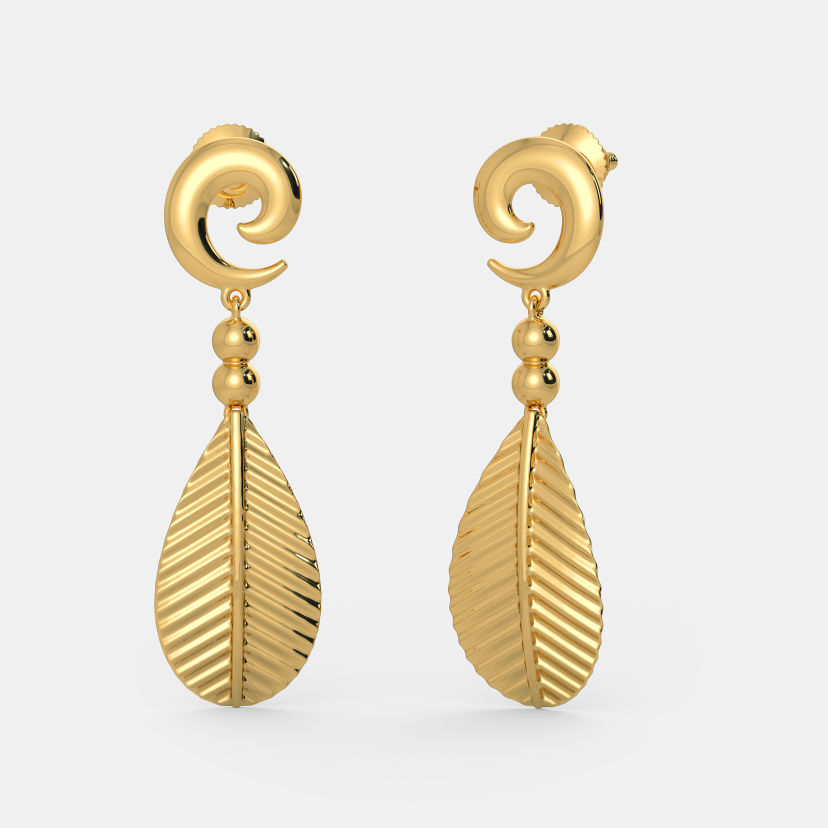 The Modish Frond Earrings - image 1