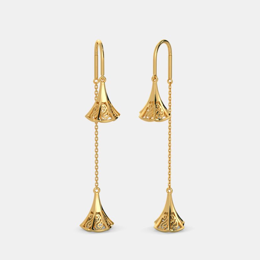 The Mesh Tulle Sui Dhaga Earrings - image 1